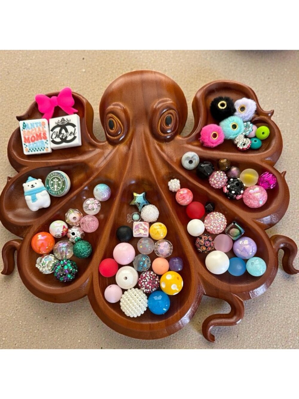 Lot Of 55+ Beads, Focals, & Spacers For Beadable Pens Etc. #45